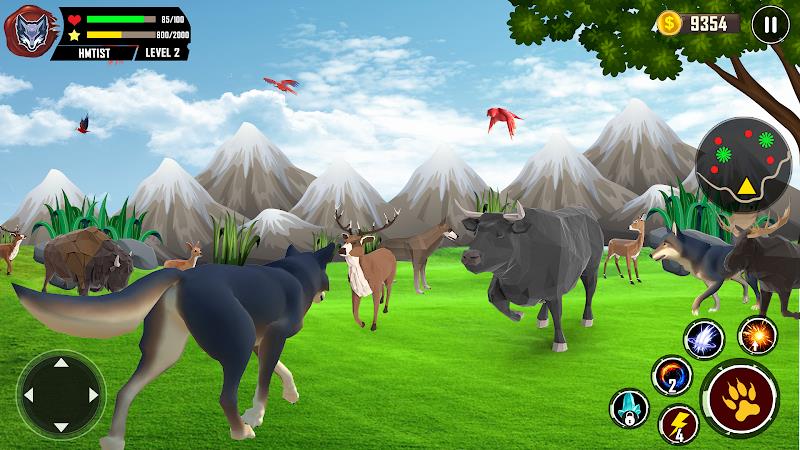 Wolf Simulator Wild Animals 3D  Screenshot 12