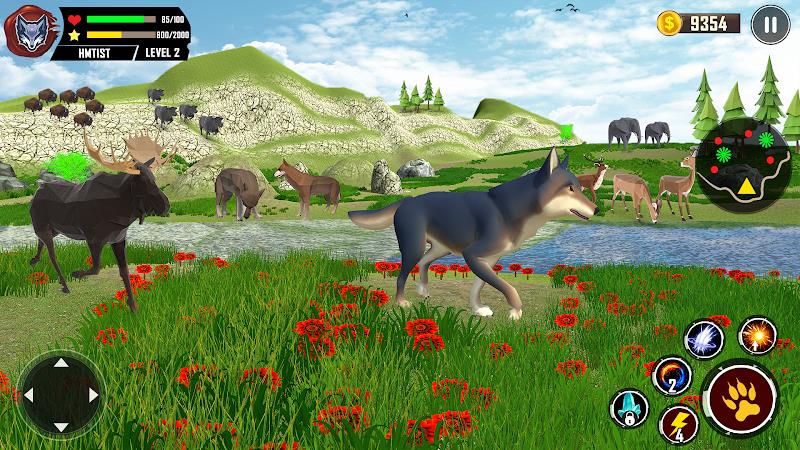 Wolf Simulator Wild Animals 3D  Screenshot 5