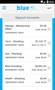 Blue FCU Mobile Banking App  Screenshot 3