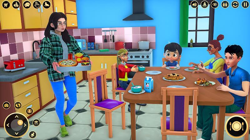 Pregnant Mom Family Game 3D  Screenshot 2