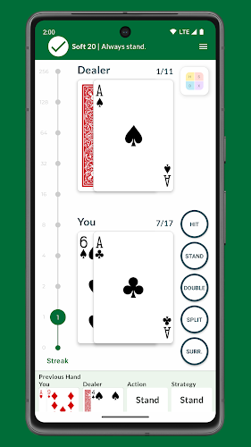 Blackjack Ace - Basic Strategy  Screenshot 3