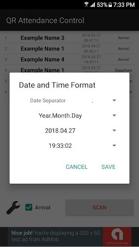 QR Attendance Control  Screenshot 2