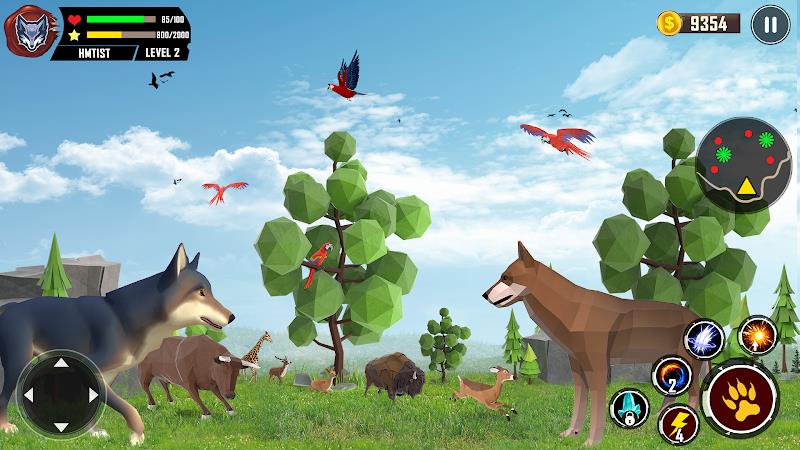 Wolf Simulator Wild Animals 3D  Screenshot 11