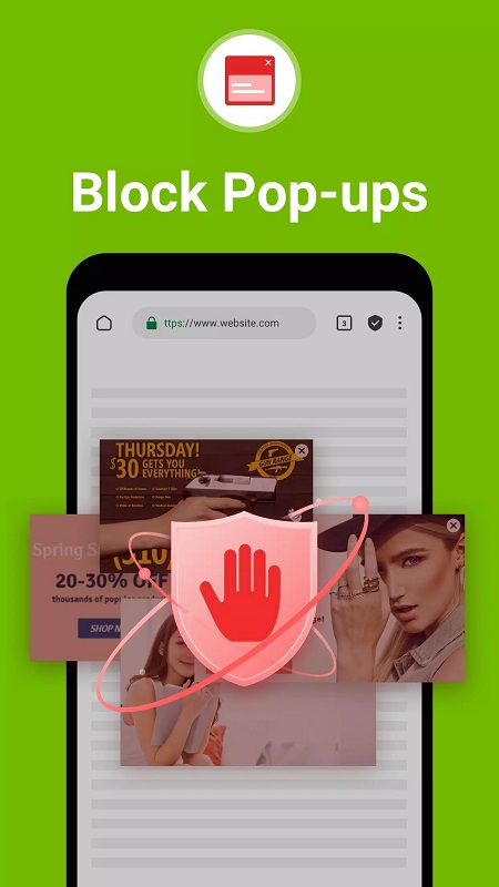 FAB Adblocker Browser: Adblock  Screenshot 2