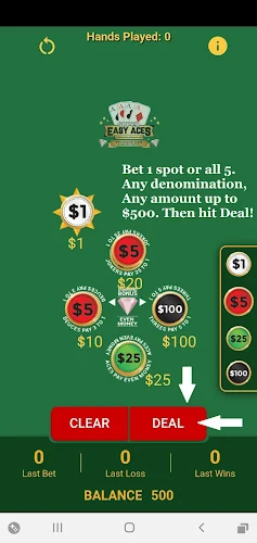 Super Easy Aces  Screenshot 1