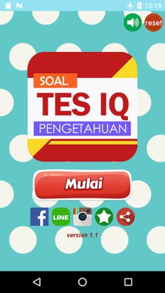 Tes IQ dan Pengetahan  Screenshot 6