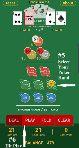 Pairs and Up Poker  Screenshot 3