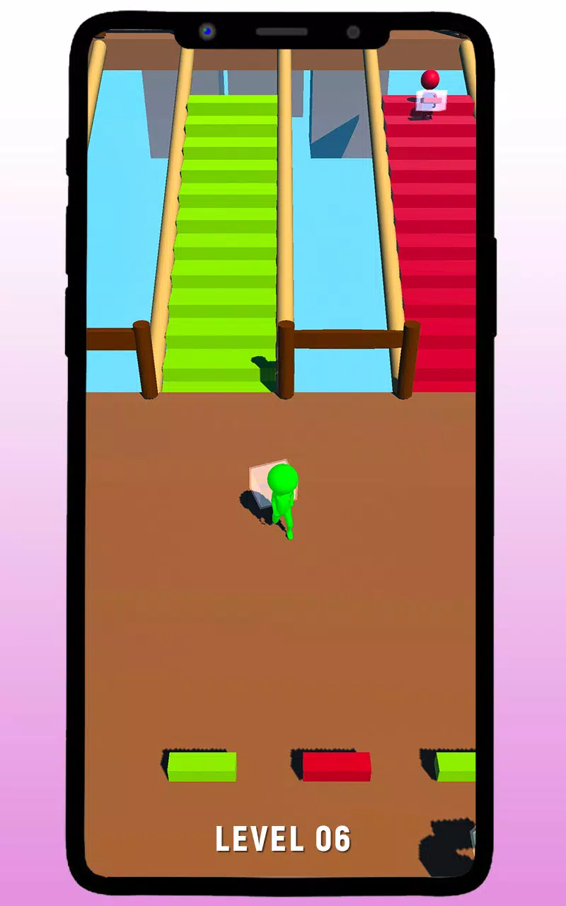 Bridge Build Runner Stair Rush  Screenshot 1