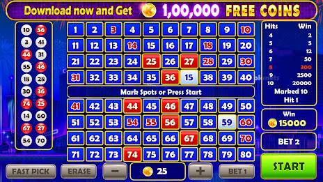 Keno Prime - Super 3X Payout  Screenshot 1