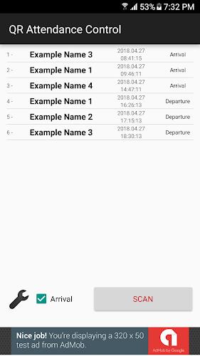 QR Attendance Control  Screenshot 1