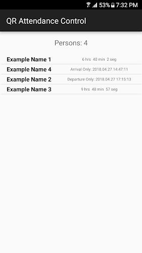 QR Attendance Control  Screenshot 3
