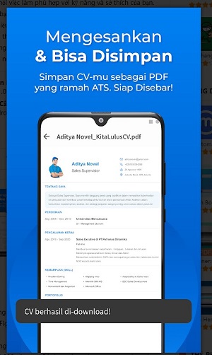 KitaLulus: Loker & CV Maker  Screenshot 1