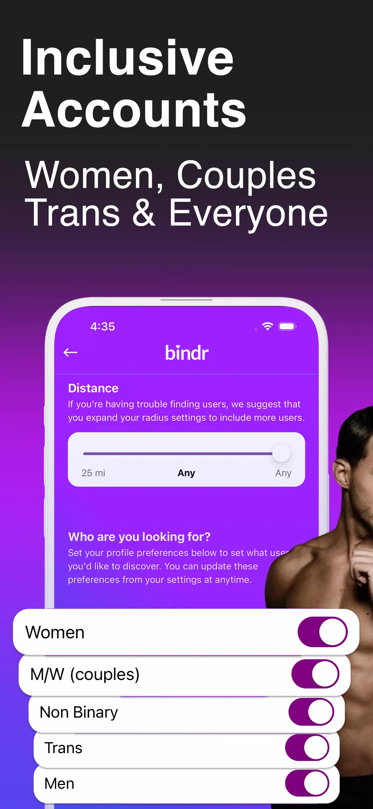 Bindr | Bisexual LGBTQ Dating  Screenshot 3