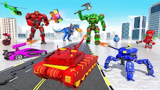 Robot War Transforming Game  Screenshot 10