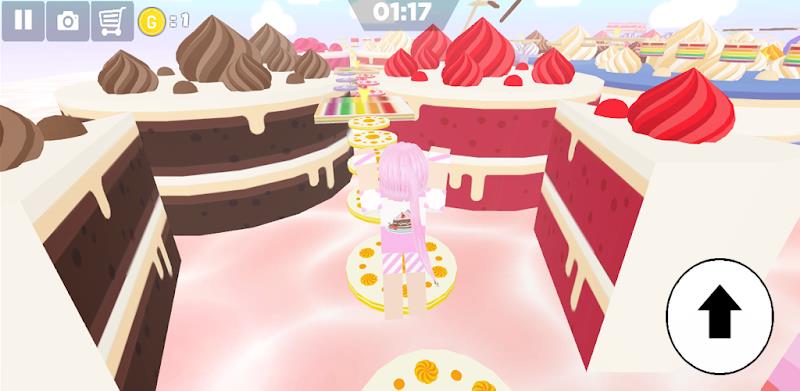 Cake and Sweet Girl Parkour  Screenshot 7