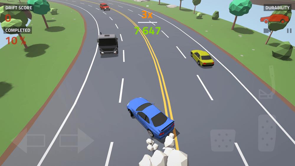 Polygon Drift: Traffic Racing  Screenshot 3