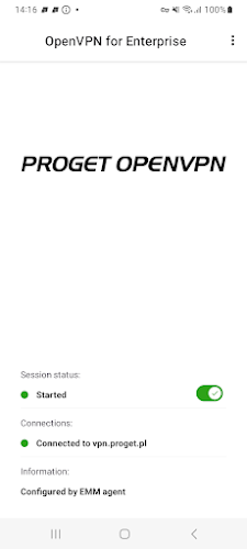 Proget OpenVPN  Screenshot 1