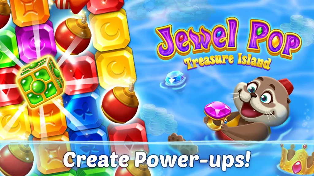 Jewel Pop: Treasure Island  Screenshot 1