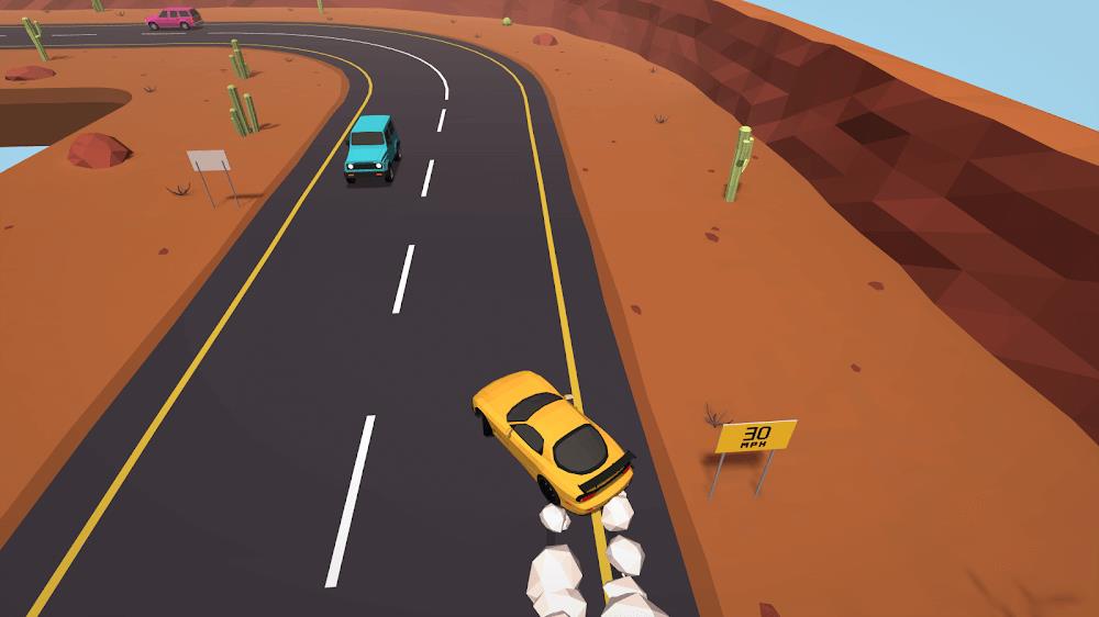 Polygon Drift: Traffic Racing  Screenshot 4