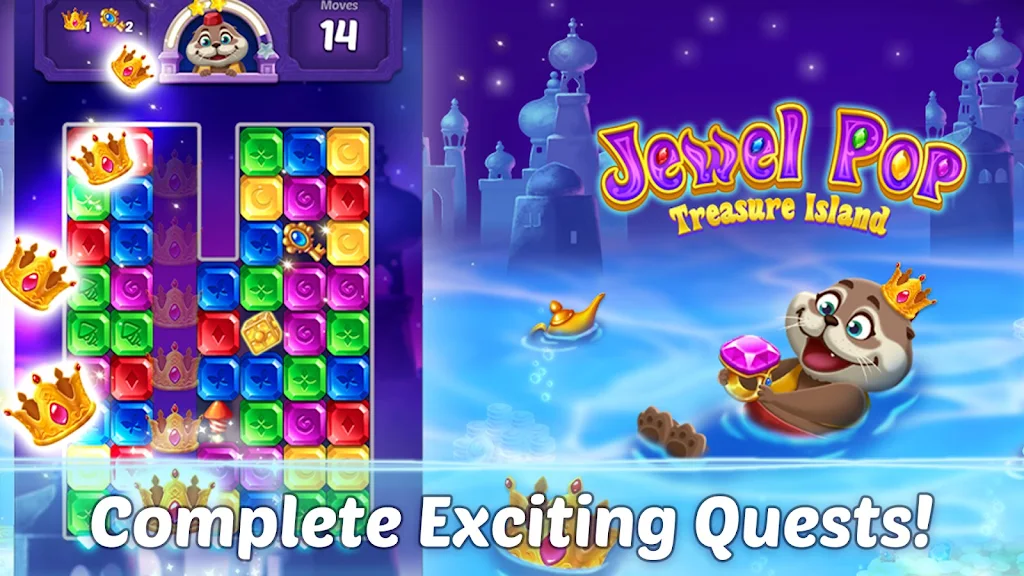 Jewel Pop: Treasure Island  Screenshot 2