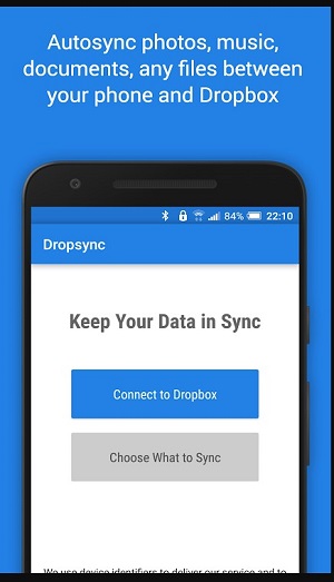 Dropsync: Autosync for Dropbox  Screenshot 1