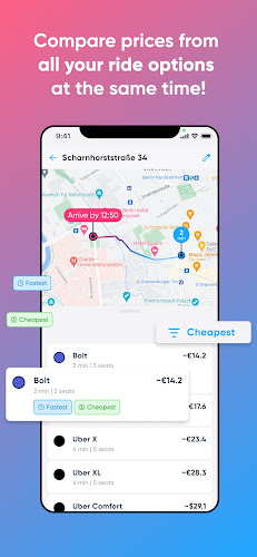 Bliq – Compare & Save on Rides  Screenshot 1