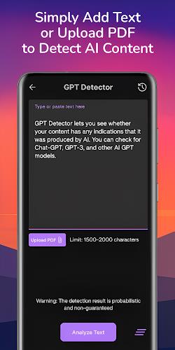 GPT Detector - Check AI Text  Screenshot 3