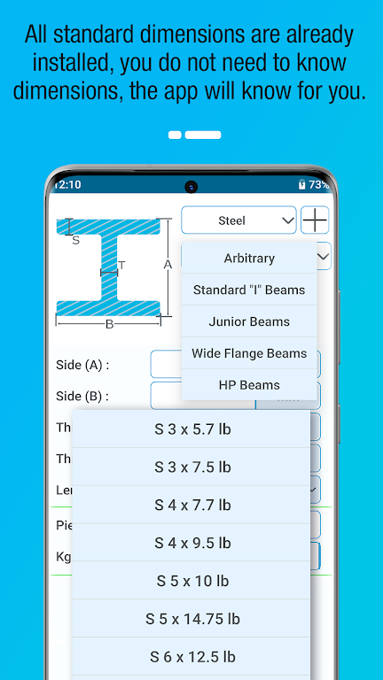 Metal Weight Calculator  Screenshot 16