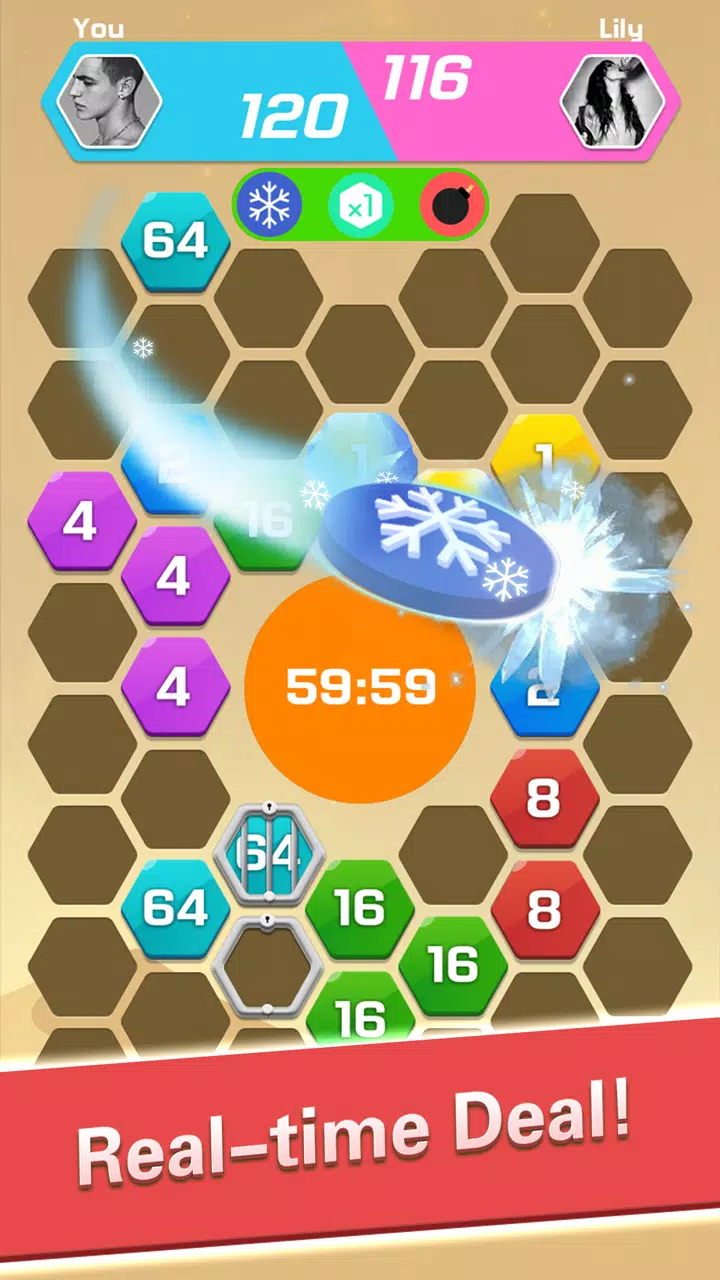 Merge Block Puzzle - 2048 Hexa  Screenshot 3