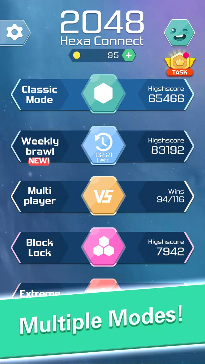 Merge Block Puzzle - 2048 Hexa  Screenshot 1