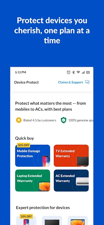 OneAssist-Protection & Repairs  Screenshot 1