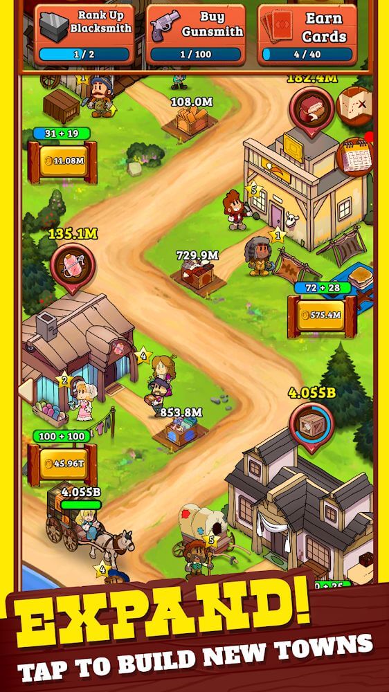 Idle Frontier: Tap Town Tycoon Mod  Screenshot 2