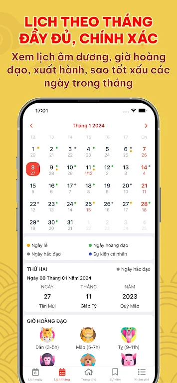 Lịch Vạn Niên & Lịch Âm 2023  Screenshot 4