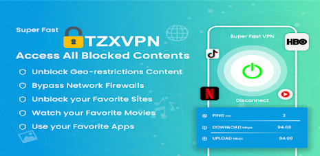 TZXVPN - Fast Secure VPN Proxy  Screenshot 3