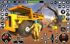 phốNặng Máy xúc Cần cẩu 3D  Screenshot 2