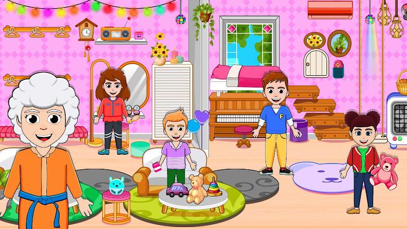 My Family Town Doll House Game  Screenshot 6