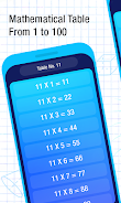 Math Multiplication Table  Screenshot 3