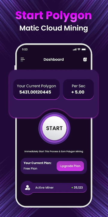 Polygon Mining Matic Miner  Screenshot 4