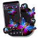 Blue Pink Butterfly Theme APK