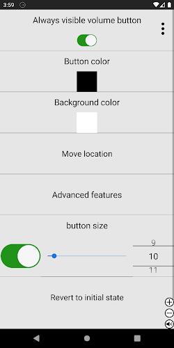 Always visible volume button  Screenshot 1
