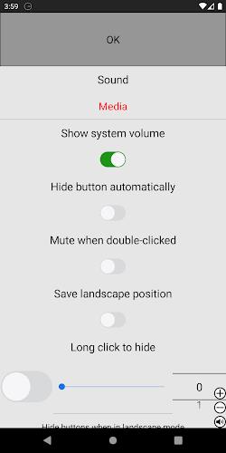 Always visible volume button  Screenshot 2