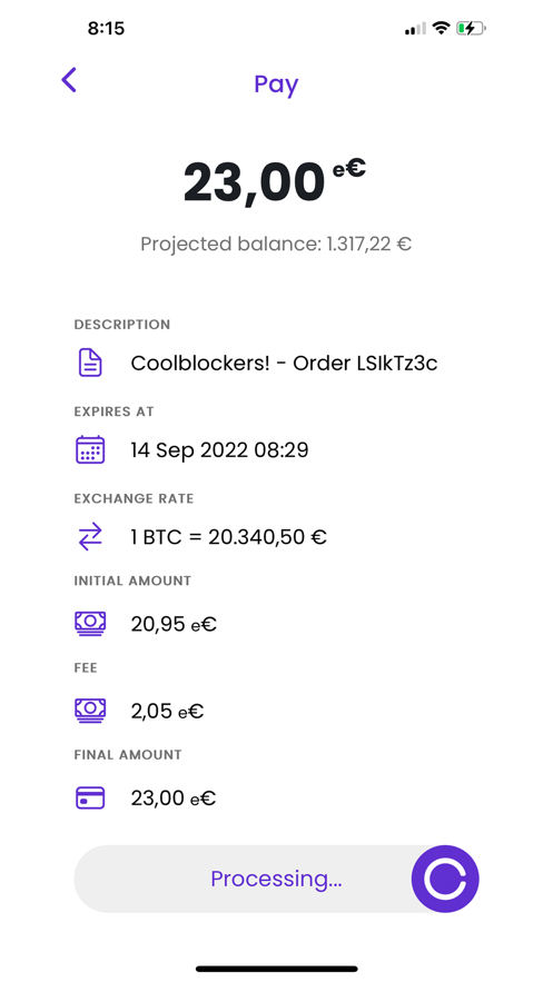 TurinWallet  Screenshot 1