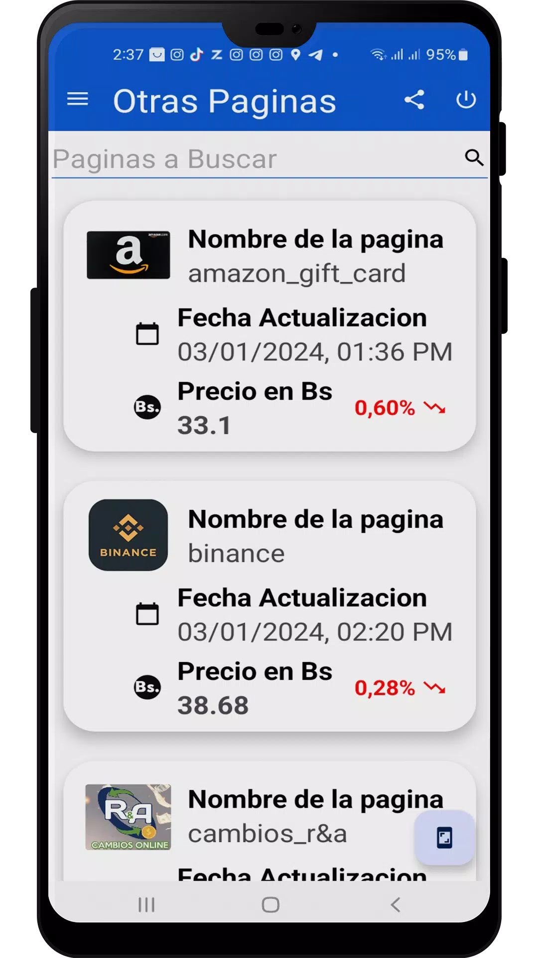 Dolar al Dia Venezuela  Screenshot 4