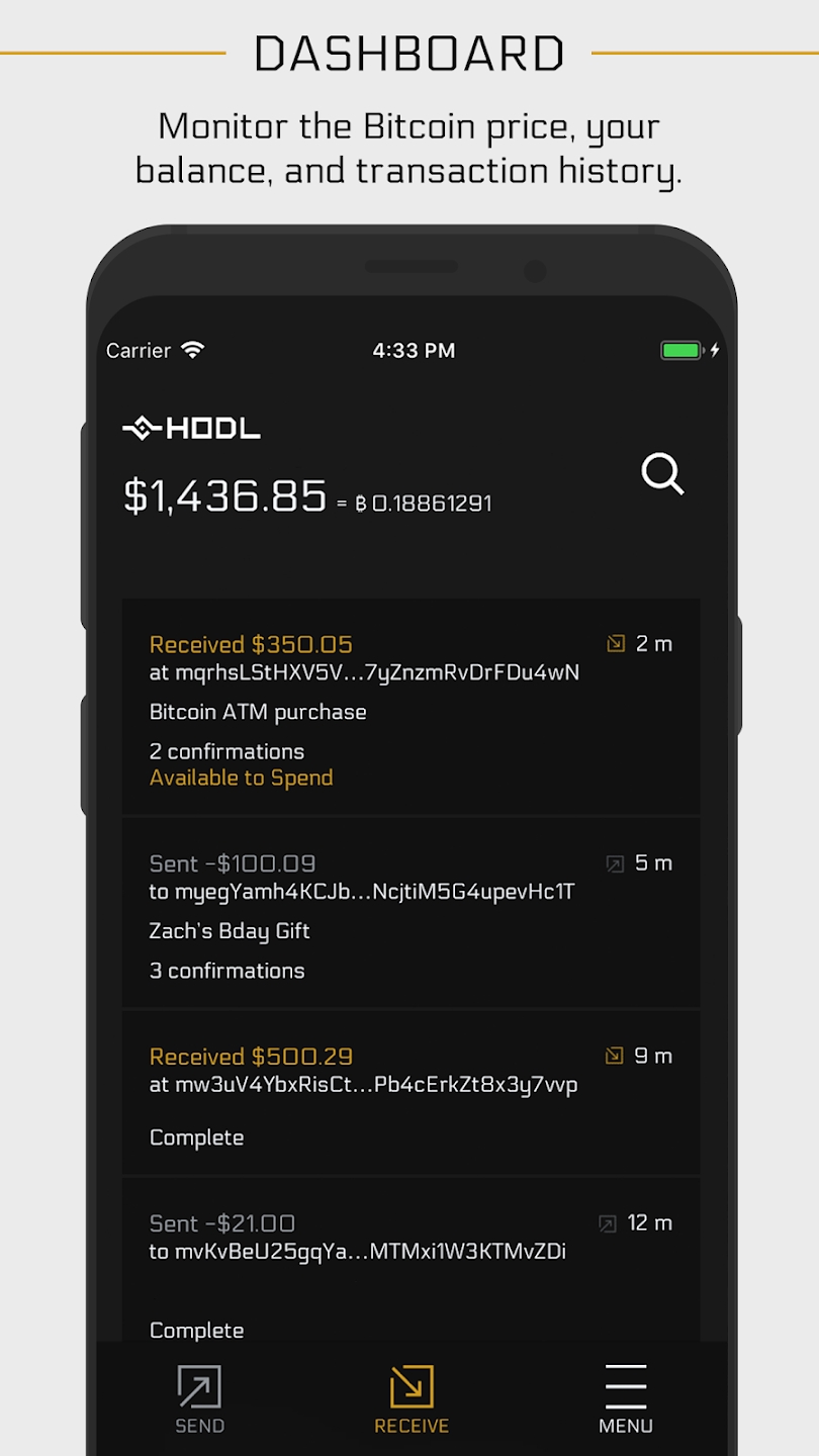 HODL Wallet  Screenshot 3