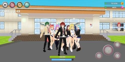 Anime High School Simulator  Screenshot 1