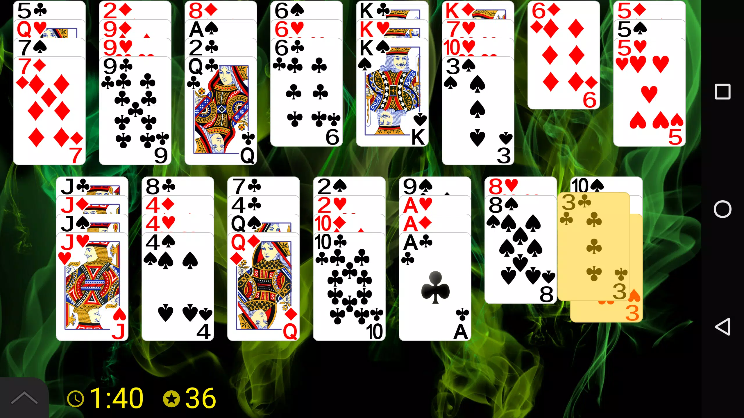 Fifteen Puzzle Solitaire  Screenshot 1