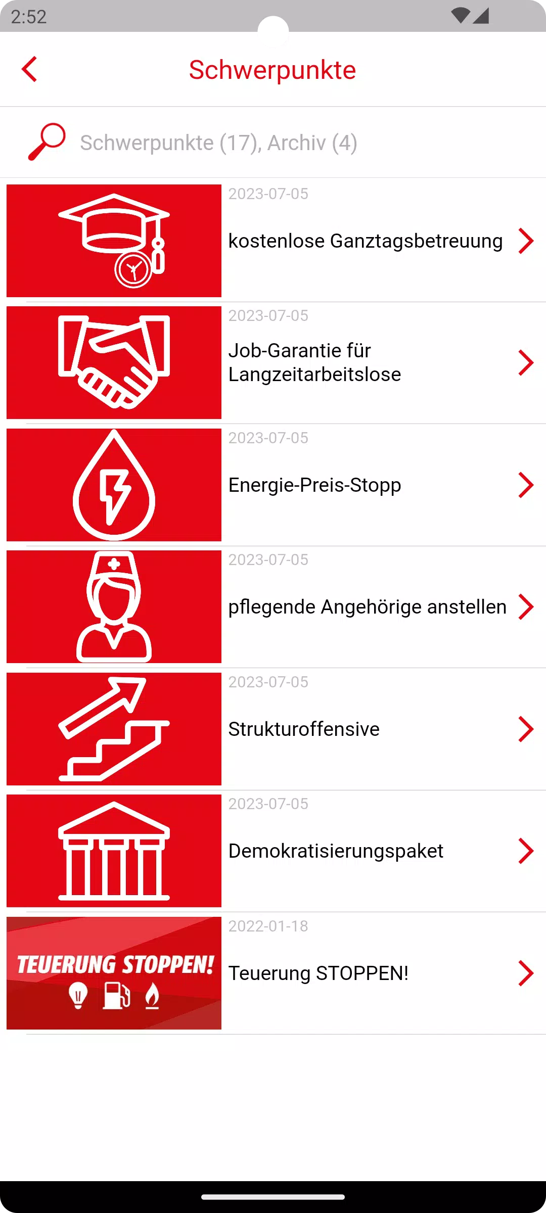 SPÖ Niederösterreich  Screenshot 4