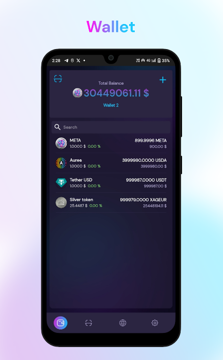 Metatron wallet  Screenshot 4