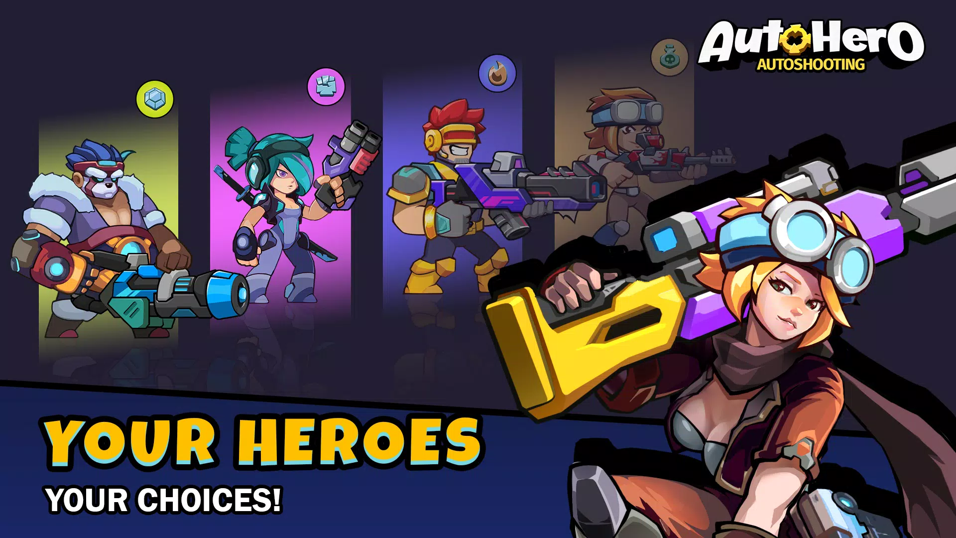 Auto Hero: Bắn súng tự động  Screenshot 2