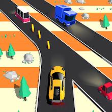 Traffic Car Run 2D : Car games APK